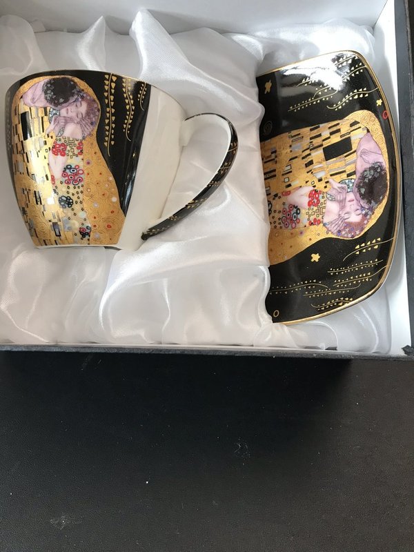 Kaffeetasse „Die Erfüllung“ von Klimt aus Wien