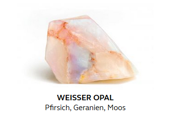 Myna Rocks Edelsteinseife-Weißer Opal-Fruchtig