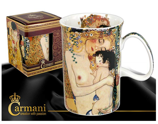 Kaffeebecher - Motiv: "The Three Ages of Woman" - Künstler: Gustav Klimt